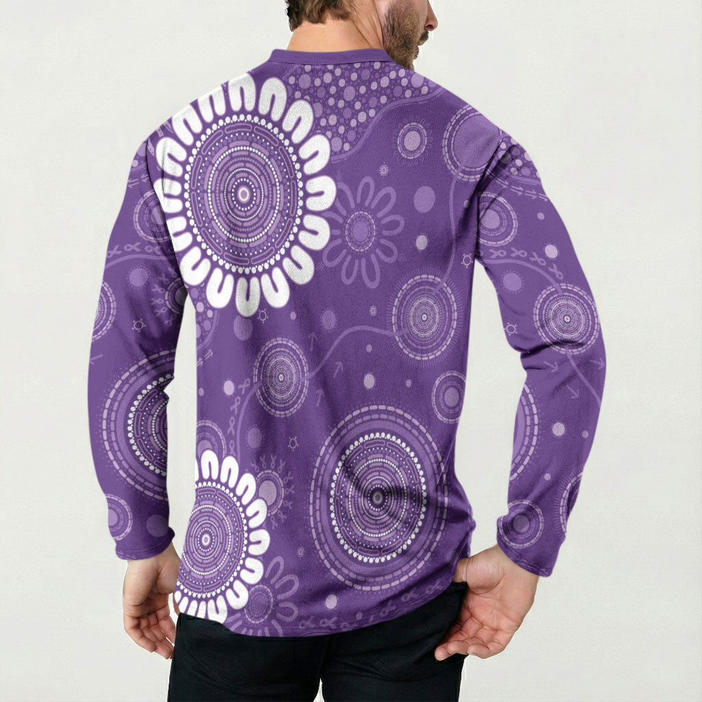 Sea Horse Australia Epilepsy Support Button Sweatshirt