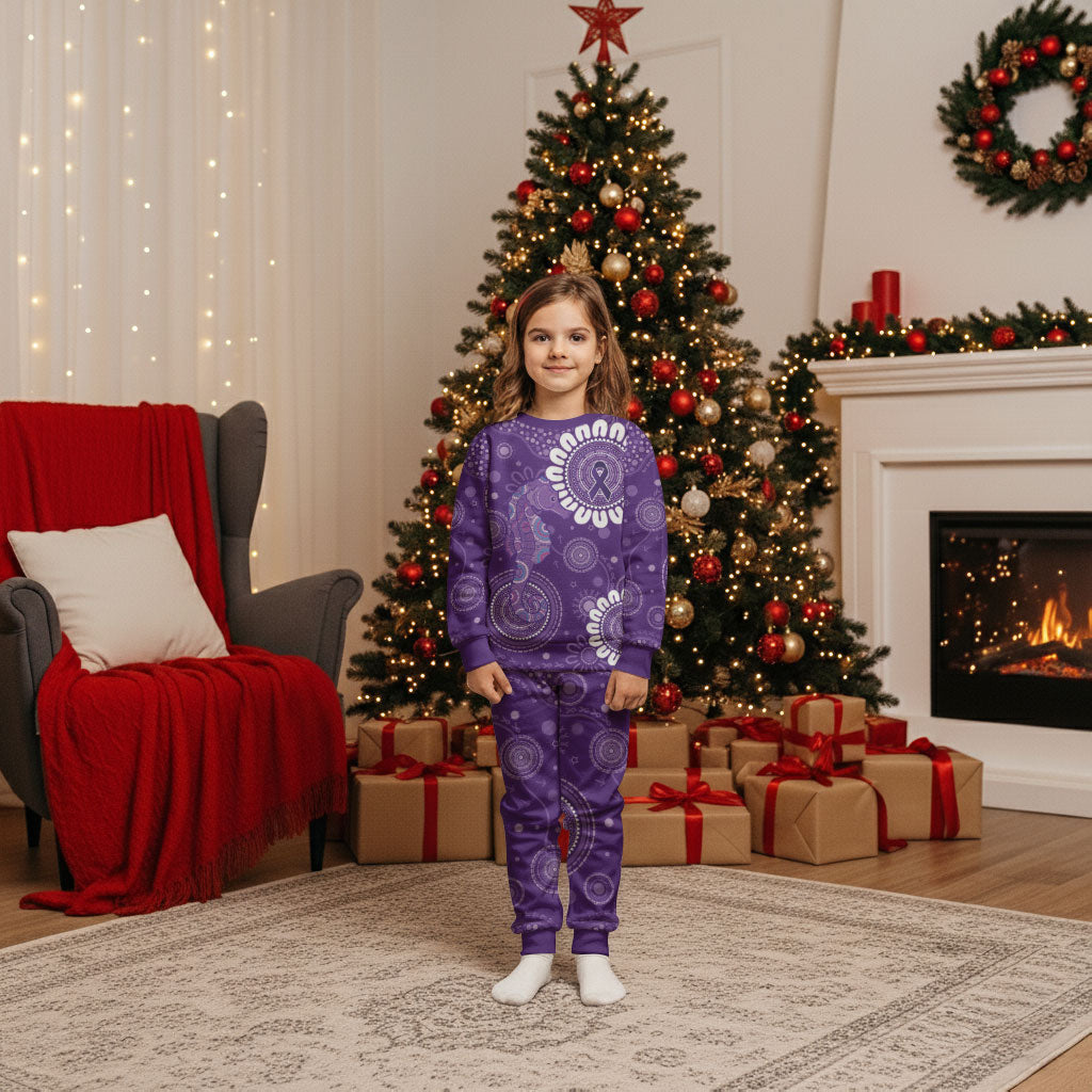 Sea Horse Australia Epilepsy Support Christmas Pajama Set