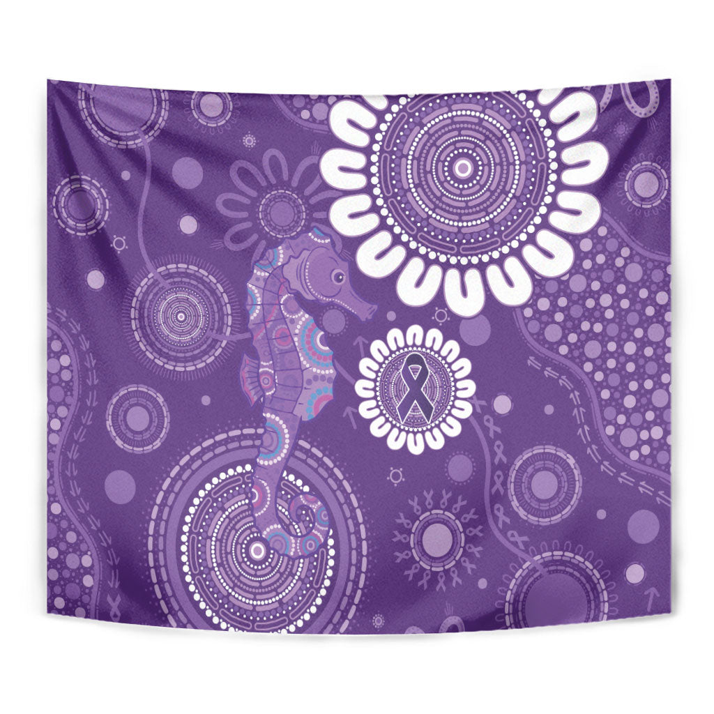 Sea Horse Australia Epilepsy Support Tapestry