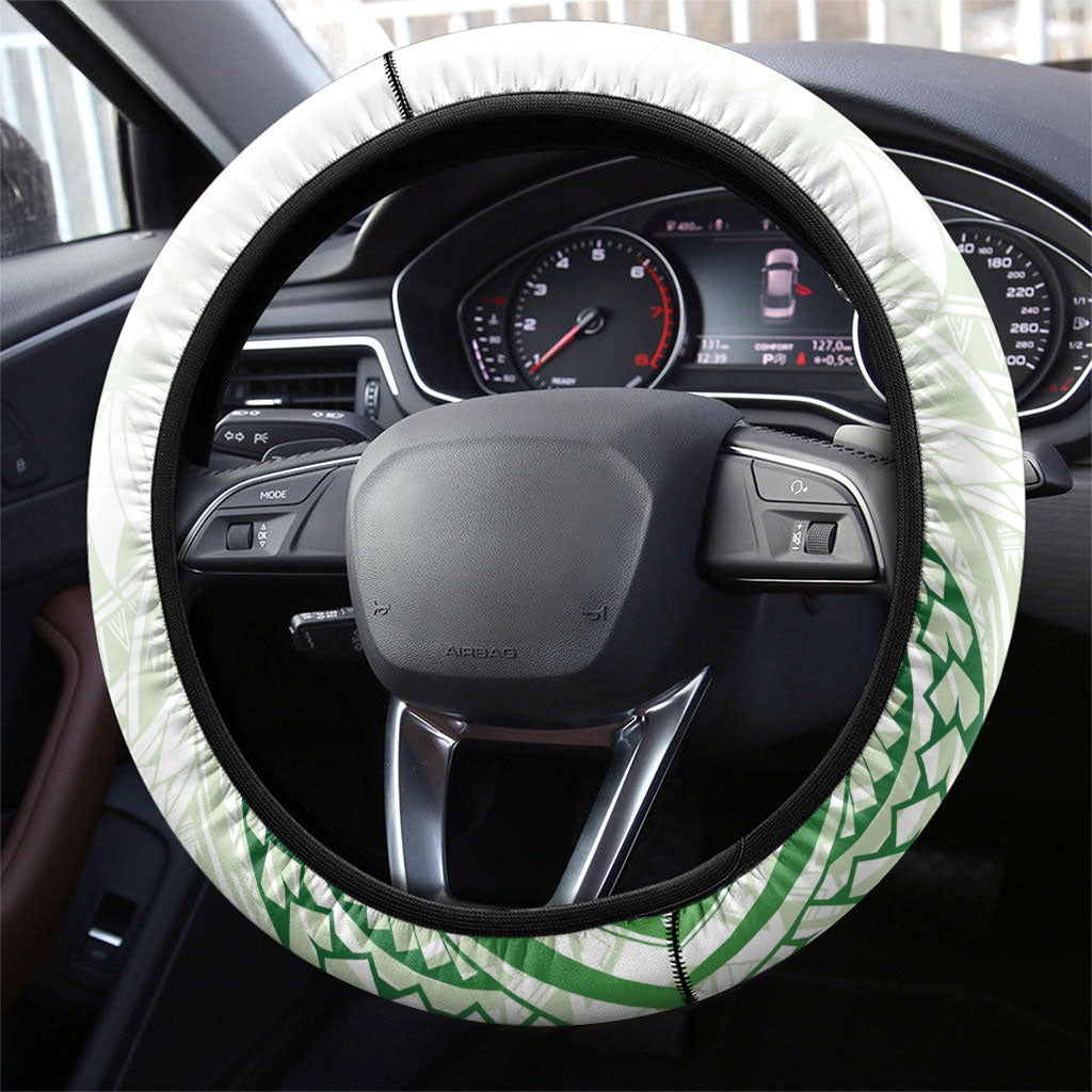 Its Okay Green Ribbon Steering Wheel Cover Polynesian Depression Support Hope And Healing