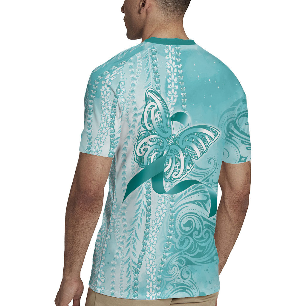 Hawaii PTSD Support Healing From Trauma Rugby Jersey Maile Pikake Lokelani Crown Flower Lei Inspired