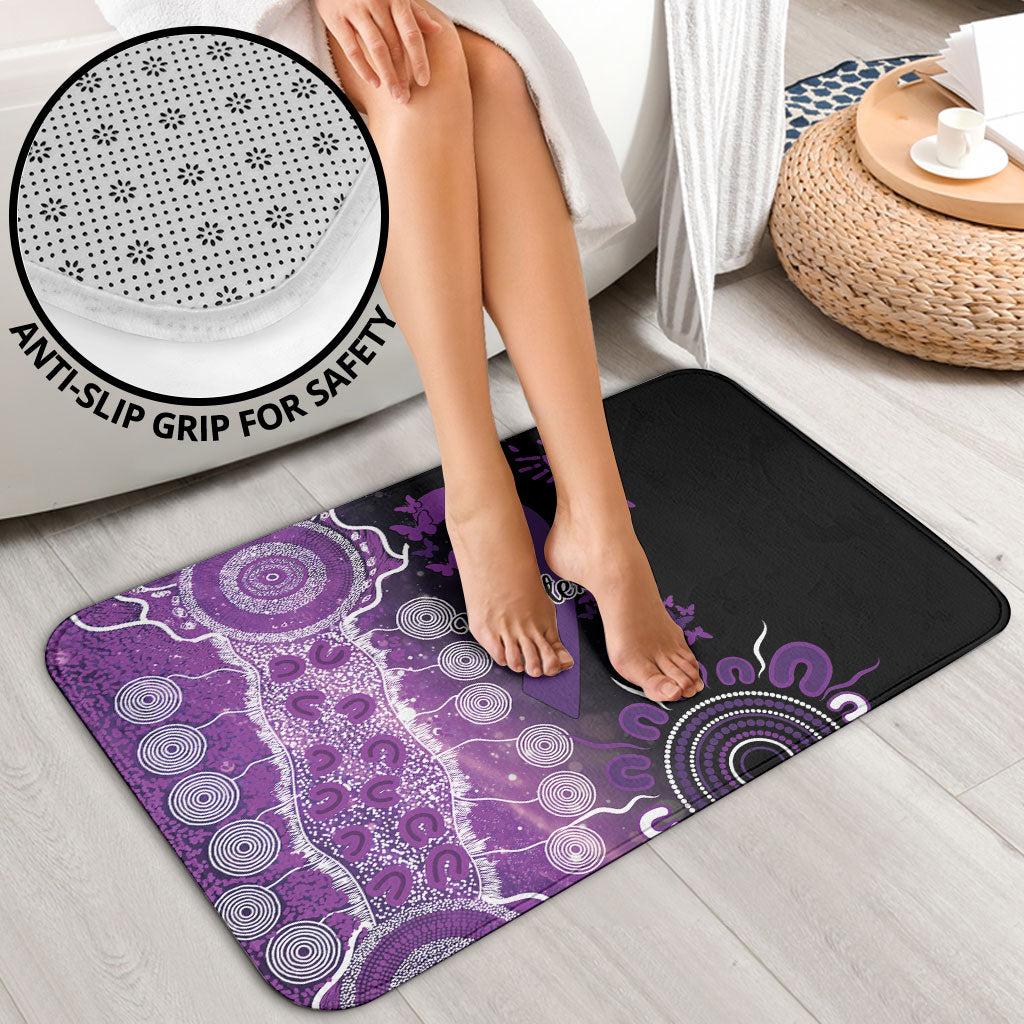 Australia Domestic Violence Support Personalised Bathroom Set Aboriginal Ribbon Dot Painting