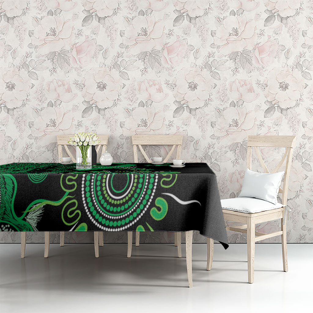 Australia Minority Mental Health Support Personalised Tablecloth Aboriginal Ribbon Dot Painting