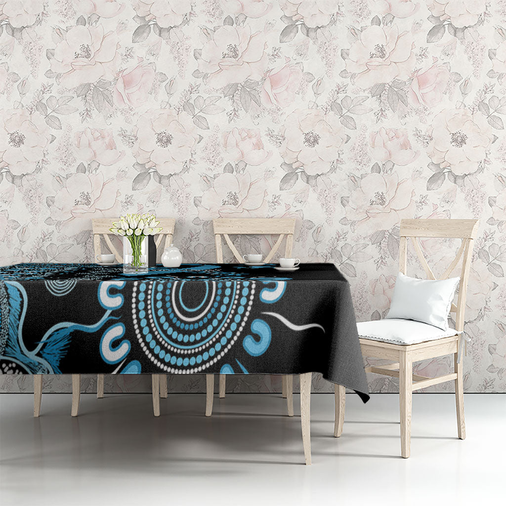 Australia Prostate Cancer Support Personalised Tablecloth Aboriginal Ribbon Dot Painting