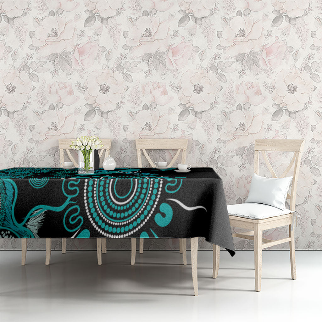 Australia PTSD Support Healing From Trauma Personalised Tablecloth Aboriginal Ribbon Dot Painting