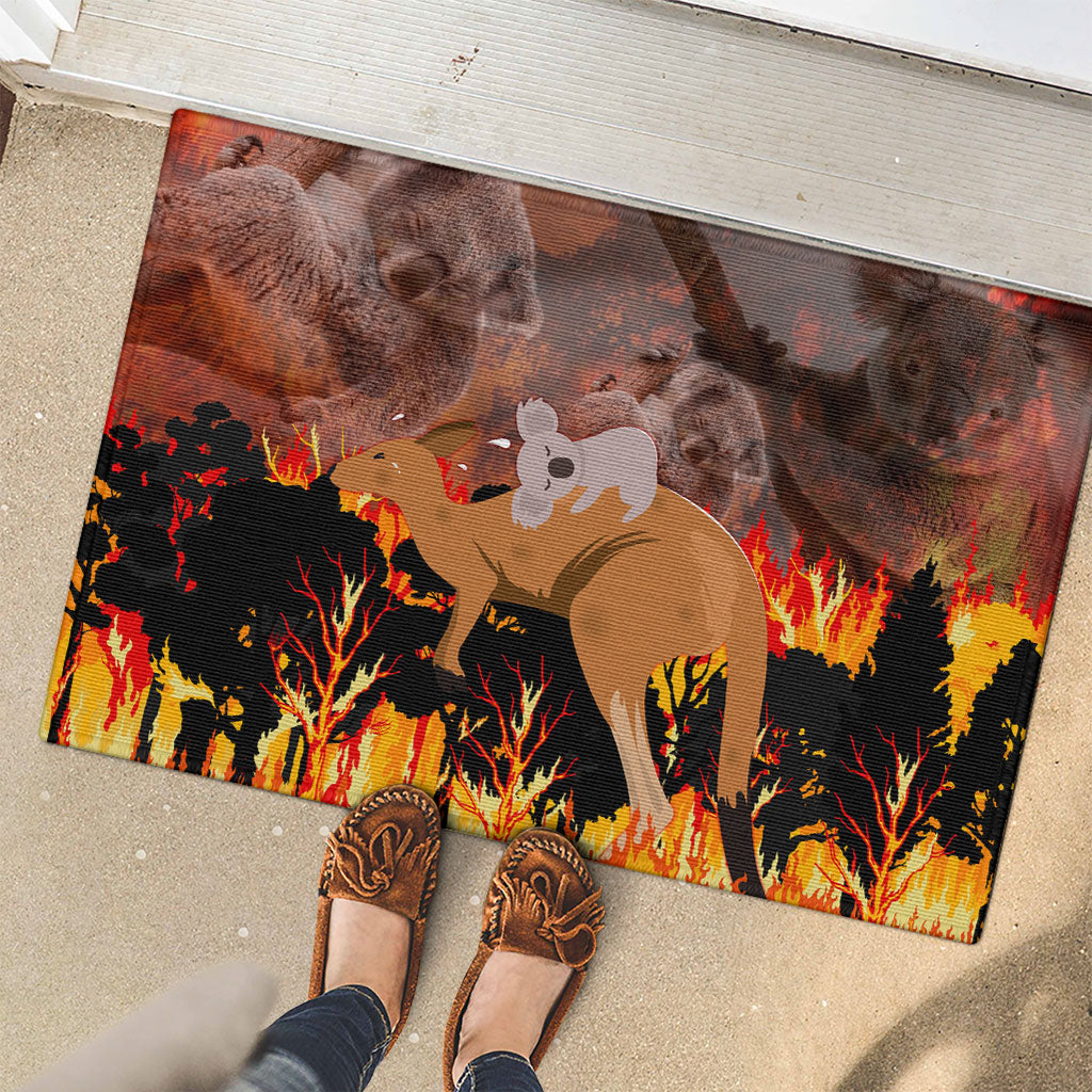 Save Wildlife Australia Rubber Doormat Australia Bushfire Recovery Wildlife Support