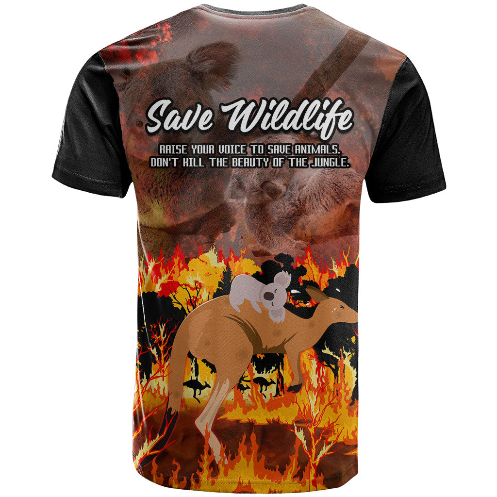 Save Wildlife Australia T Shirt Australia Bushfire Recovery Wildlife Support