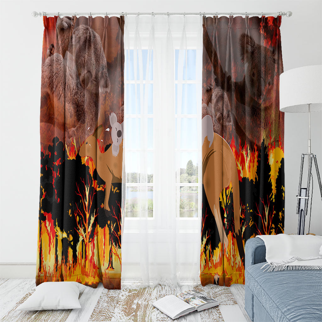 Save Wildlife Australia Window Curtain Australia Bushfire Recovery Wildlife Support
