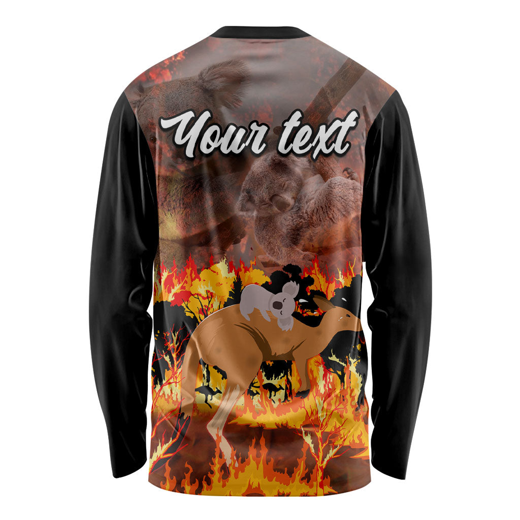 Personalised Save Wildlife Australia Long Sleeve Shirt Australia Bushfire Recovery Wildlife Support