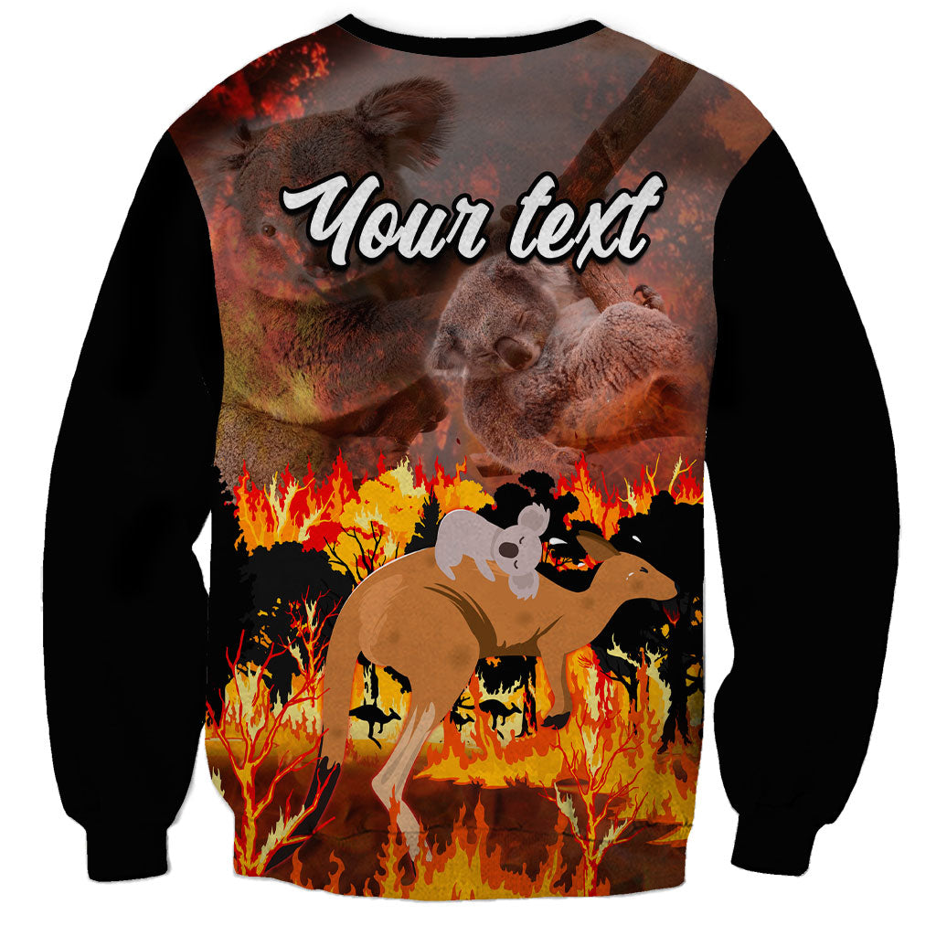 Personalised Save Wildlife Australia Sweatshirt Australia Bushfire Recovery Wildlife Support