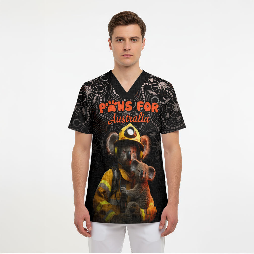 Paws For Australia Scrub Top Bushfire Wildlife Support Indigenous Aboriginal