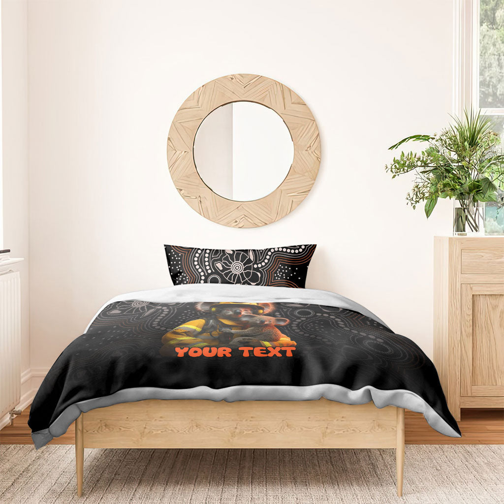 Personalised Paws For Australia Bedding Set Bushfire Wildlife Support Indigenous Aboriginal