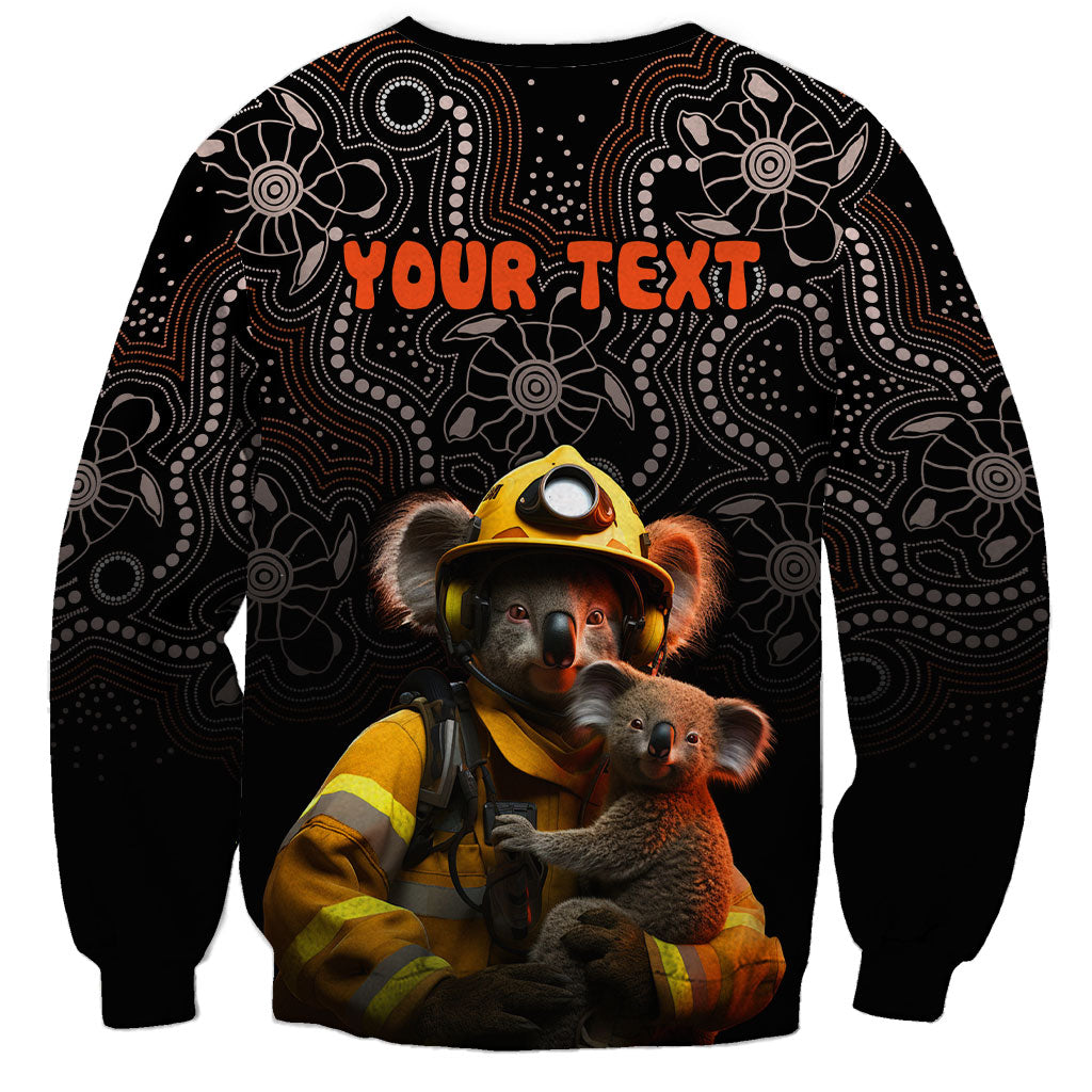 Personalised Paws For Australia Sweatshirt Bushfire Wildlife Support Indigenous Aboriginal