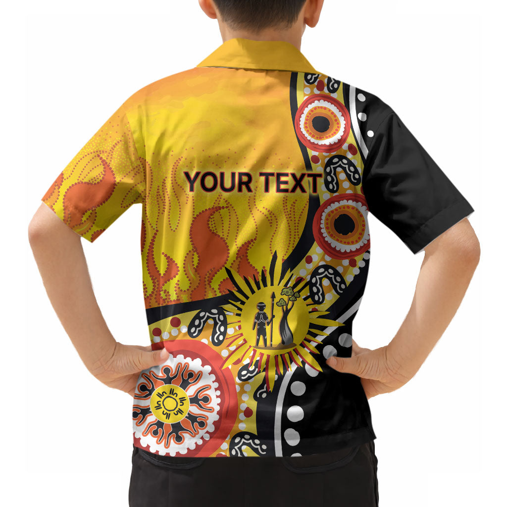Australia Bushfire Aboriginal Personalised Hawaiian Shirt Bush Fire Dreaming