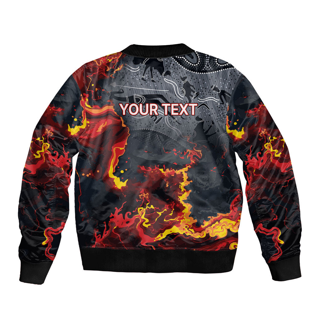 Australia Bushfire Aboriginal Personalised Bomber Jacket Fire Dreaming Healing Country