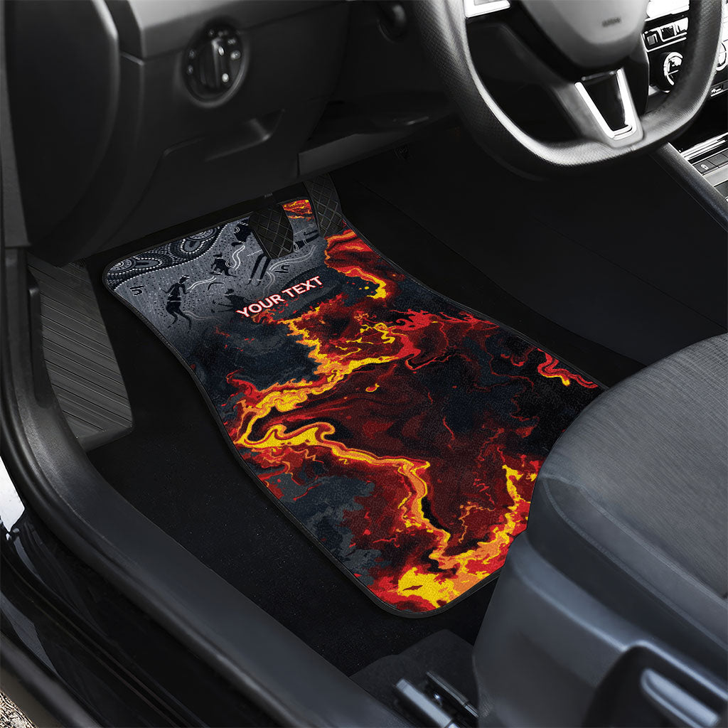 Australia Bushfire Aboriginal Personalised Car Mats Fire Dreaming Healing Country