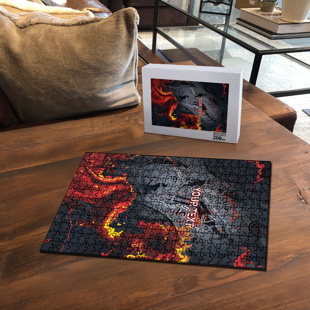 Australia Bushfire Aboriginal Personalised Puzzle Fire Dreaming Healing Country