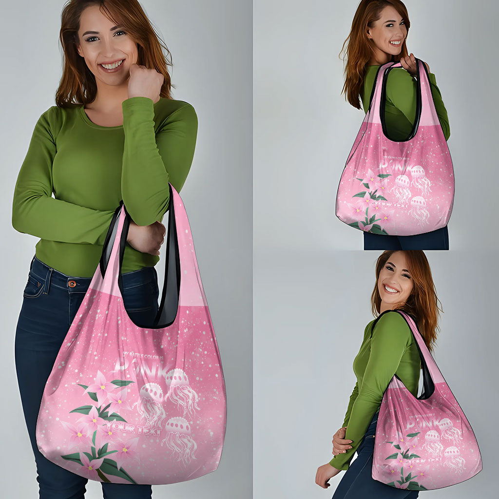 Personalised Pink Boronia of Hope Grocery Bag Australia’s Fight Against Breast Cancer Support