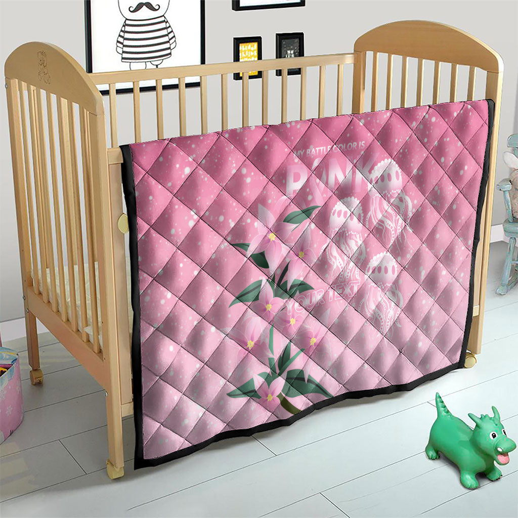 Personalised Pink Boronia of Hope Quilt Australia’s Fight Against Breast Cancer Support