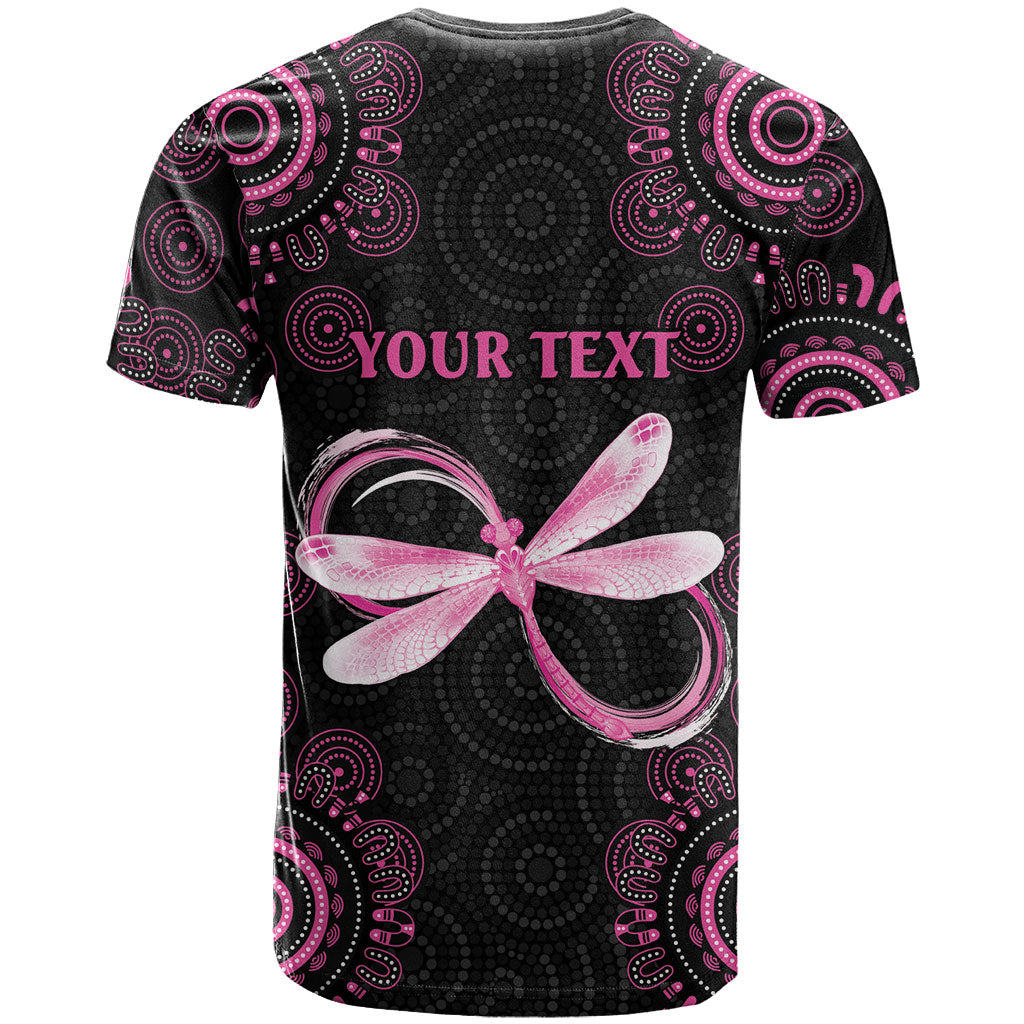 Personalized Pink Dragonfly Aboriginal of Hope T Shirt Australia’s Breast Cancer Support