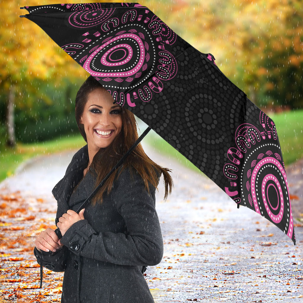 Personalized Pink Dragonfly Aboriginal of Hope Umbrella Australia’s Breast Cancer Support