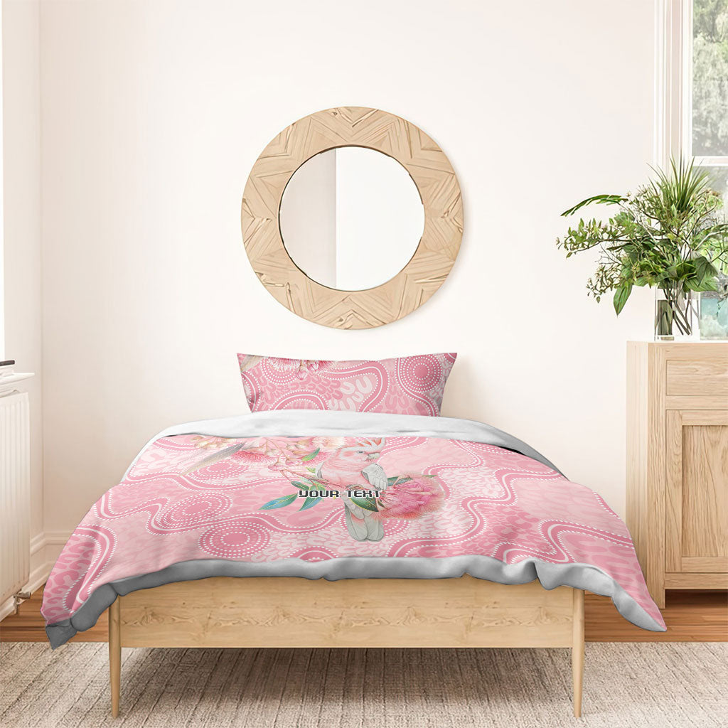 Personalized Pink Galah Fight for Hope and Healing Bedding Set Australia’s Breast Cancer Support