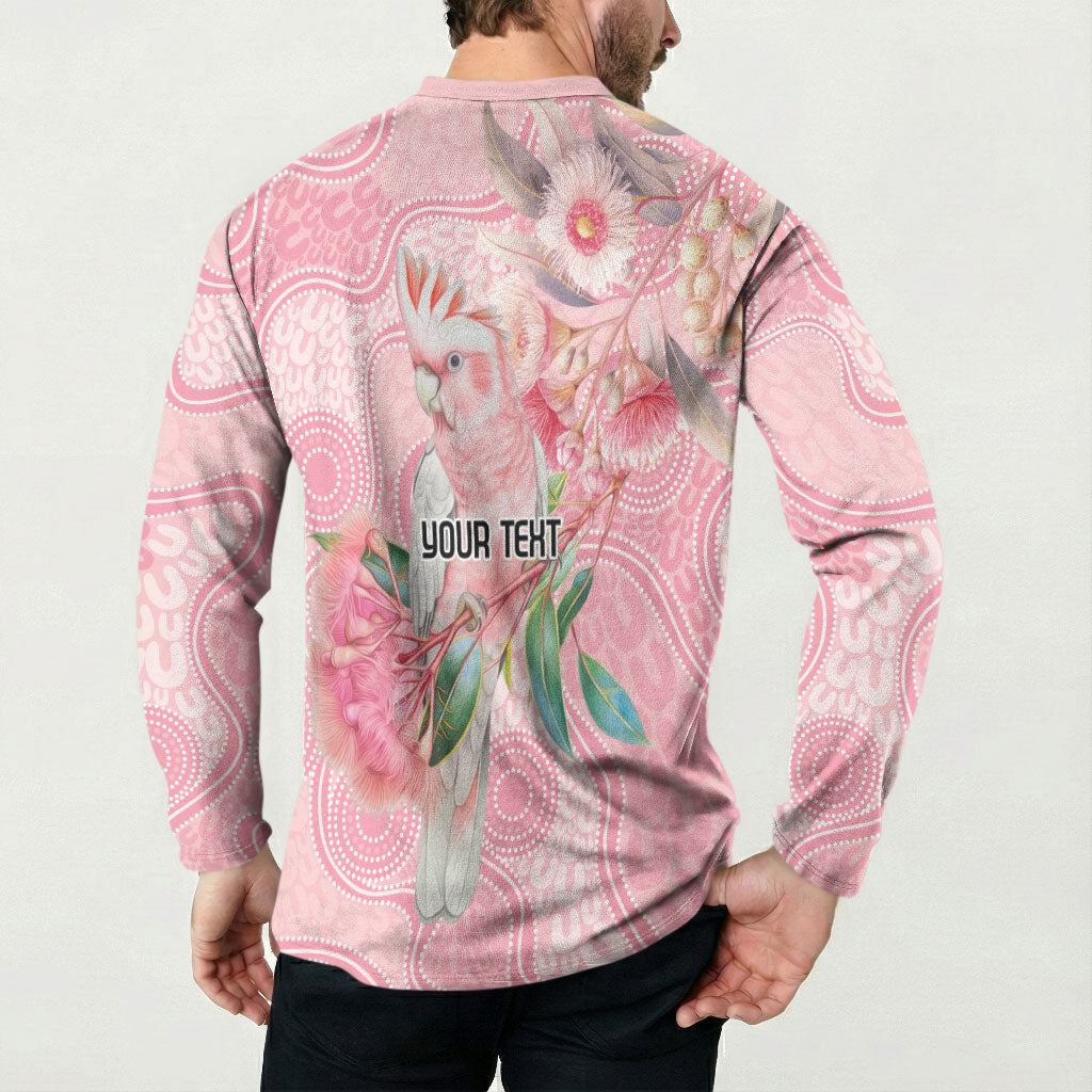 Personalized Pink Galah Fight for Hope and Healing Button Sweatshirt Australia’s Breast Cancer Support
