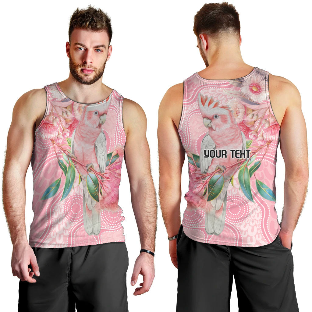Personalized Pink Galah Fight for Hope and Healing Men Tank Top Australia’s Breast Cancer Support