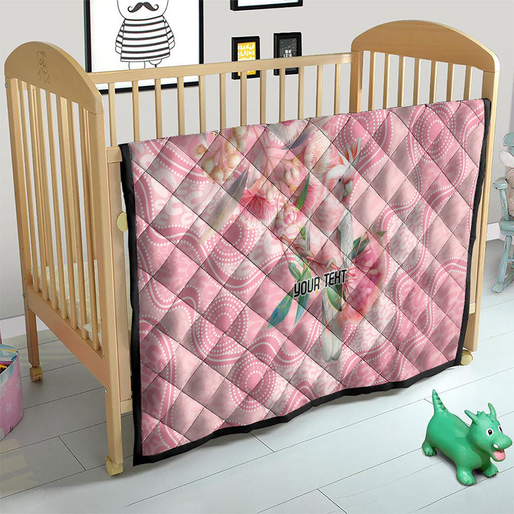 Personalized Pink Galah Fight for Hope and Healing Quilt Australia’s Breast Cancer Support
