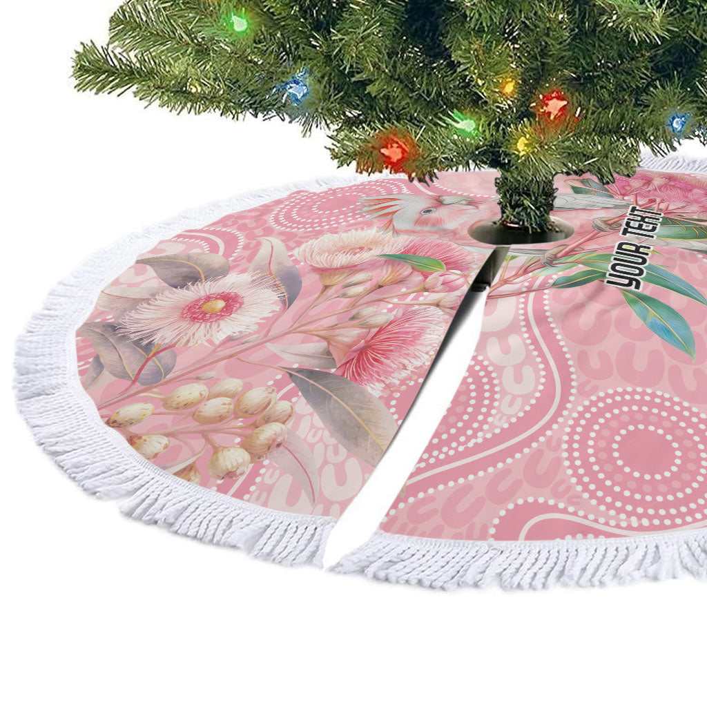 Personalized Pink Galah Fight for Hope and Healing Tree Skirt Australia’s Breast Cancer Support