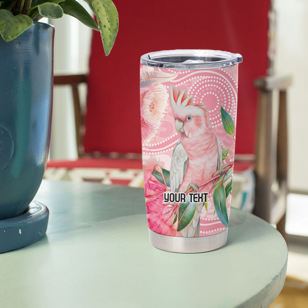 Personalized Pink Galah Fight for Hope and Healing Tumbler Cup Australia’s Breast Cancer Support