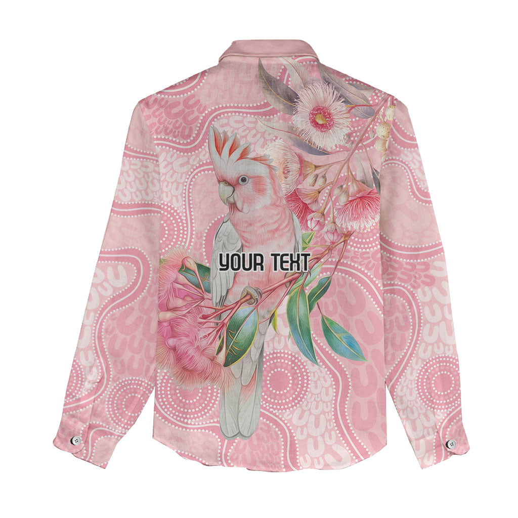 Personalized Pink Galah Fight for Hope and Healing Women Casual Shirt Australia’s Breast Cancer Support