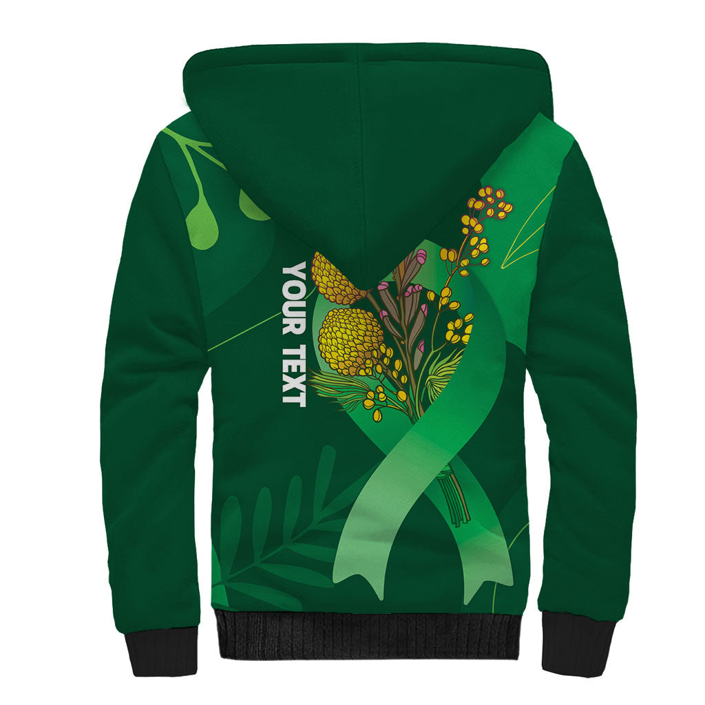 Australia Mental Health Personalised Sherpa Hoodie Pain Real But So Is Hope