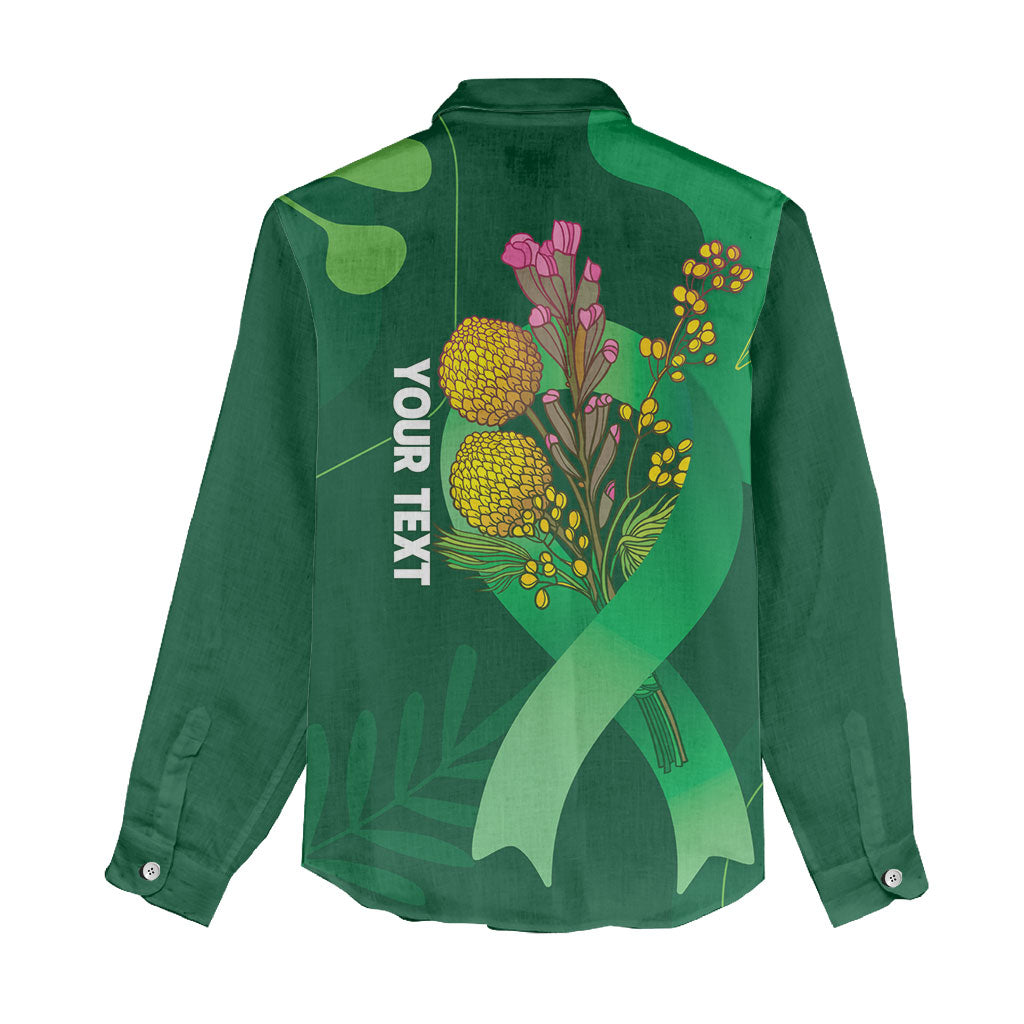 Australia Mental Health Personalised Women Casual Shirt Pain Real But So Is Hope