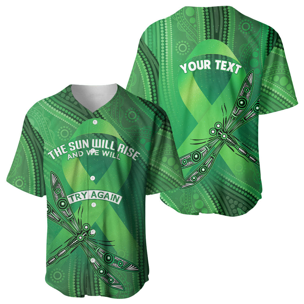 Australia Mental Health Personalised Baseball Jersey The Sun Will Rise And We Will Try Again