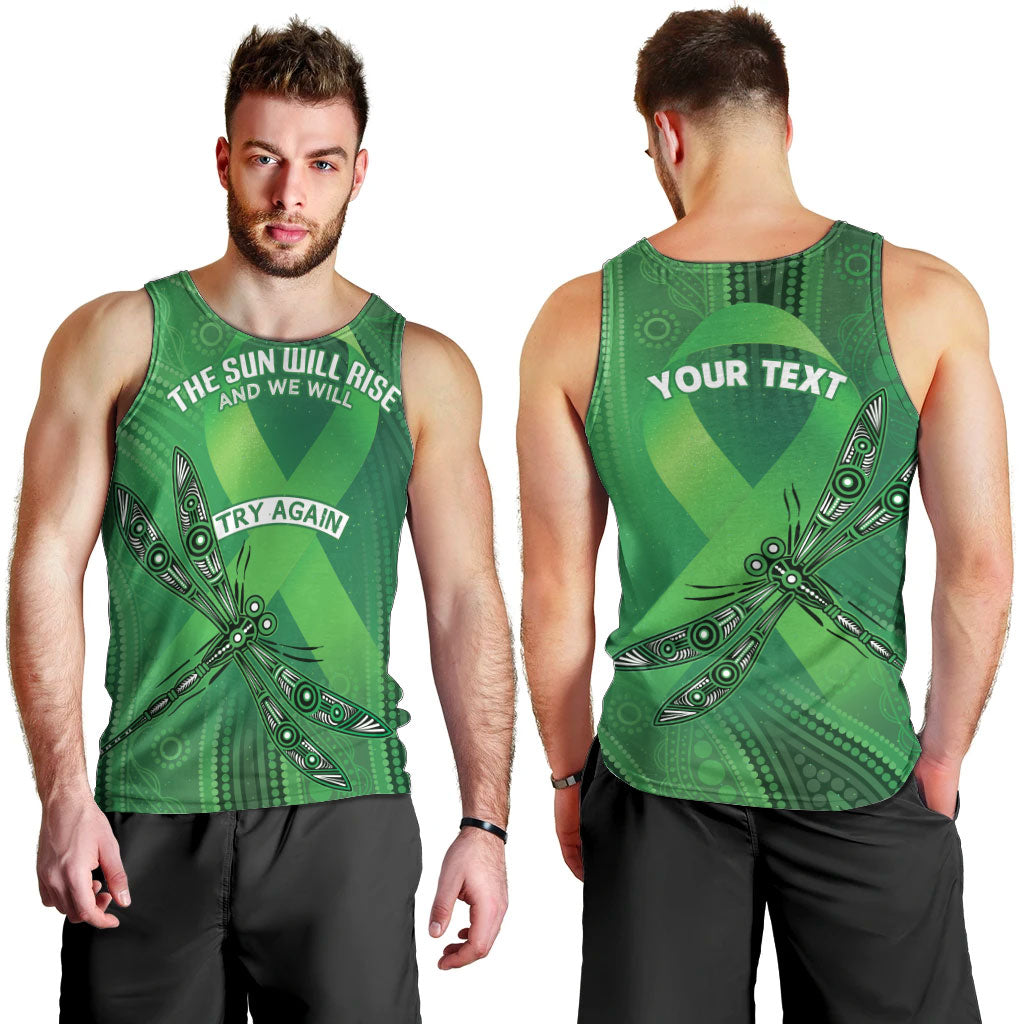 Australia Mental Health Personalised Men Tank Top The Sun Will Rise And We Will Try Again