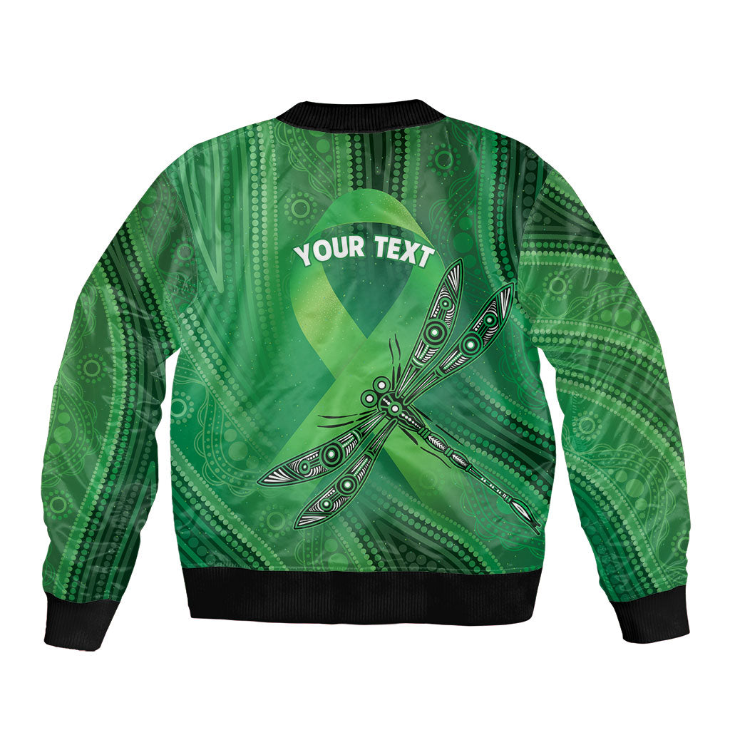 Australia Mental Health Personalised Sleeve Zip Bomber Jacket The Sun Will Rise And We Will Try Again