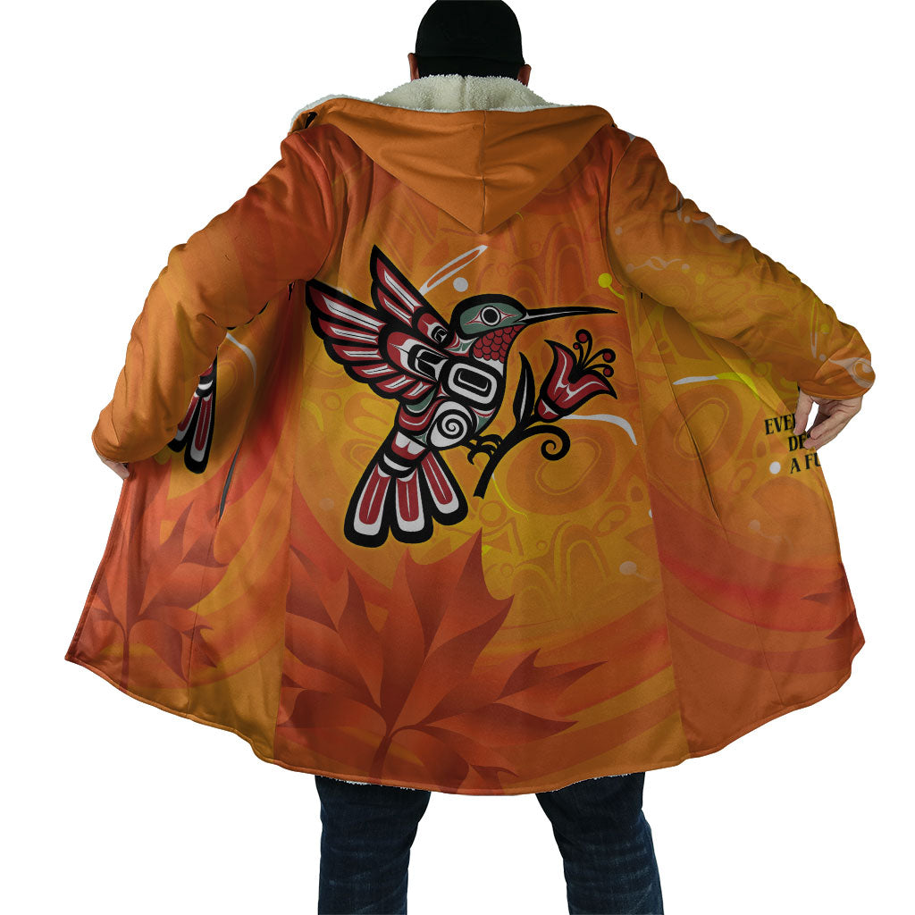 Indigenous Orange Day All Children Matters Support Cloak Canadian Haida Hummingbird