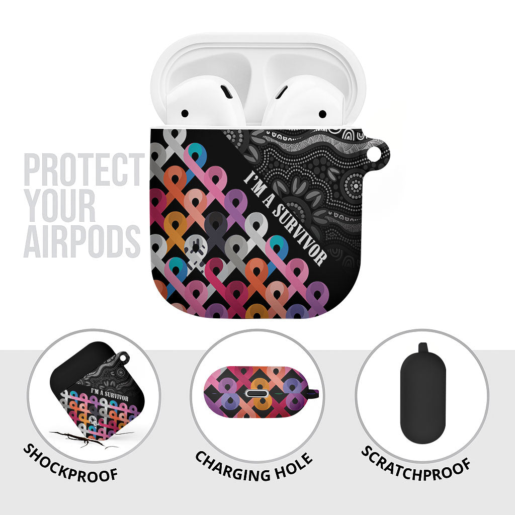Australia Cancer Survivor AirPods Case I’m A Survivor All Cancer
