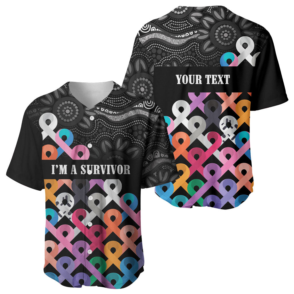 Australia Cancer Survivor Personalised Baseball Jersey I’m A Survivor All Cancer