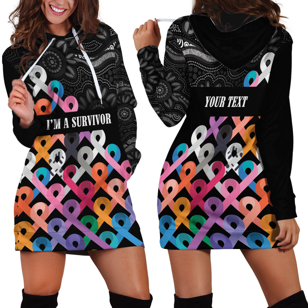 Australia Cancer Survivor Personalised Hoodie Dress I’m A Survivor All Cancer