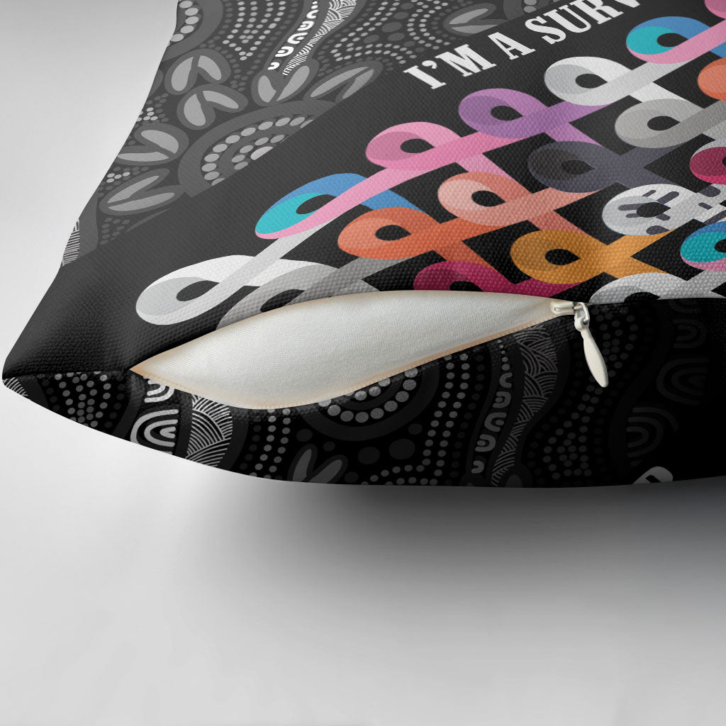 Australia Cancer Survivor Pillow Cover I’m A Survivor All Cancer