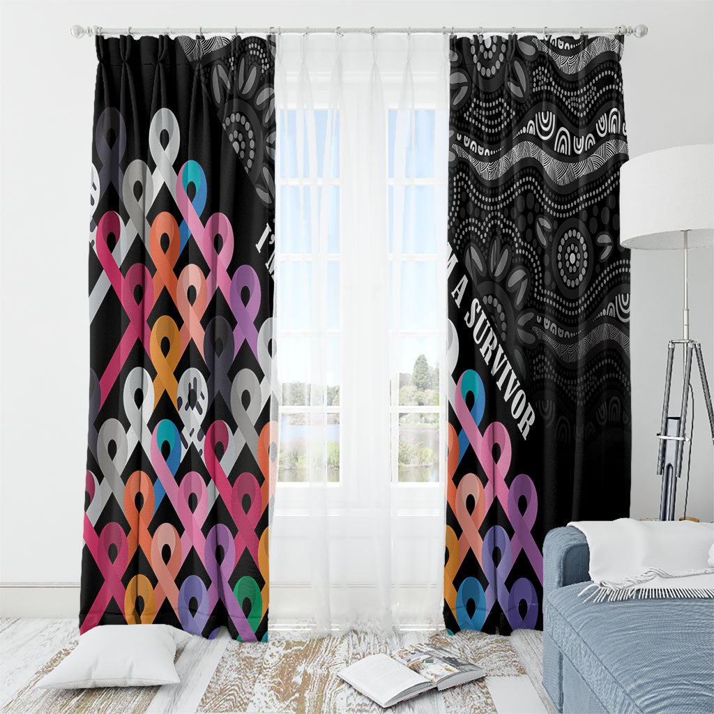 Australia Cancer Survivor Window Curtain I’m A Survivor All Cancer