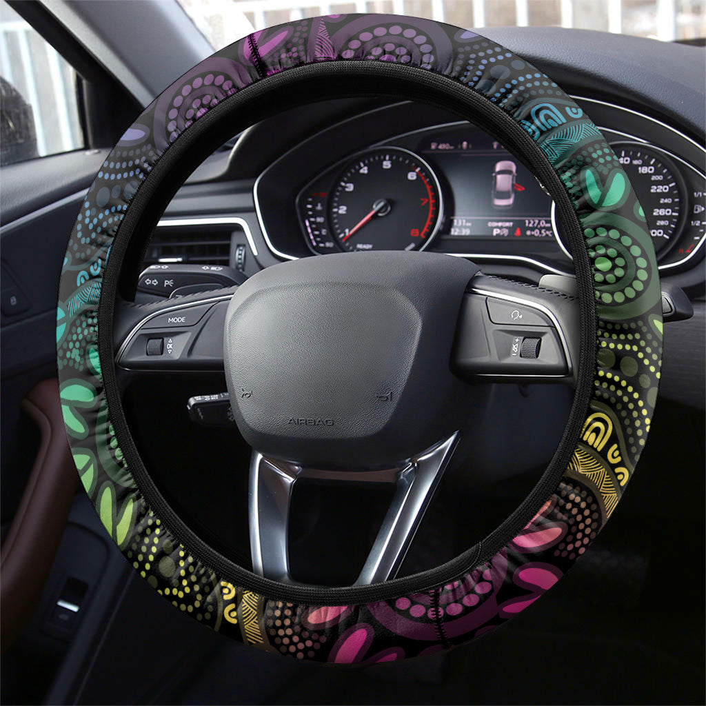 Australia Cancer Survivor Steering Wheel Cover I’m A Survivor Ribbon Heart