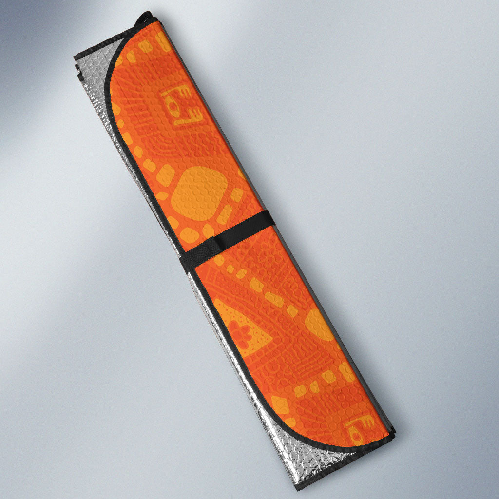 All Children Matters Support Personalized Auto Sun Shade Canadian Indigenous Orange Day