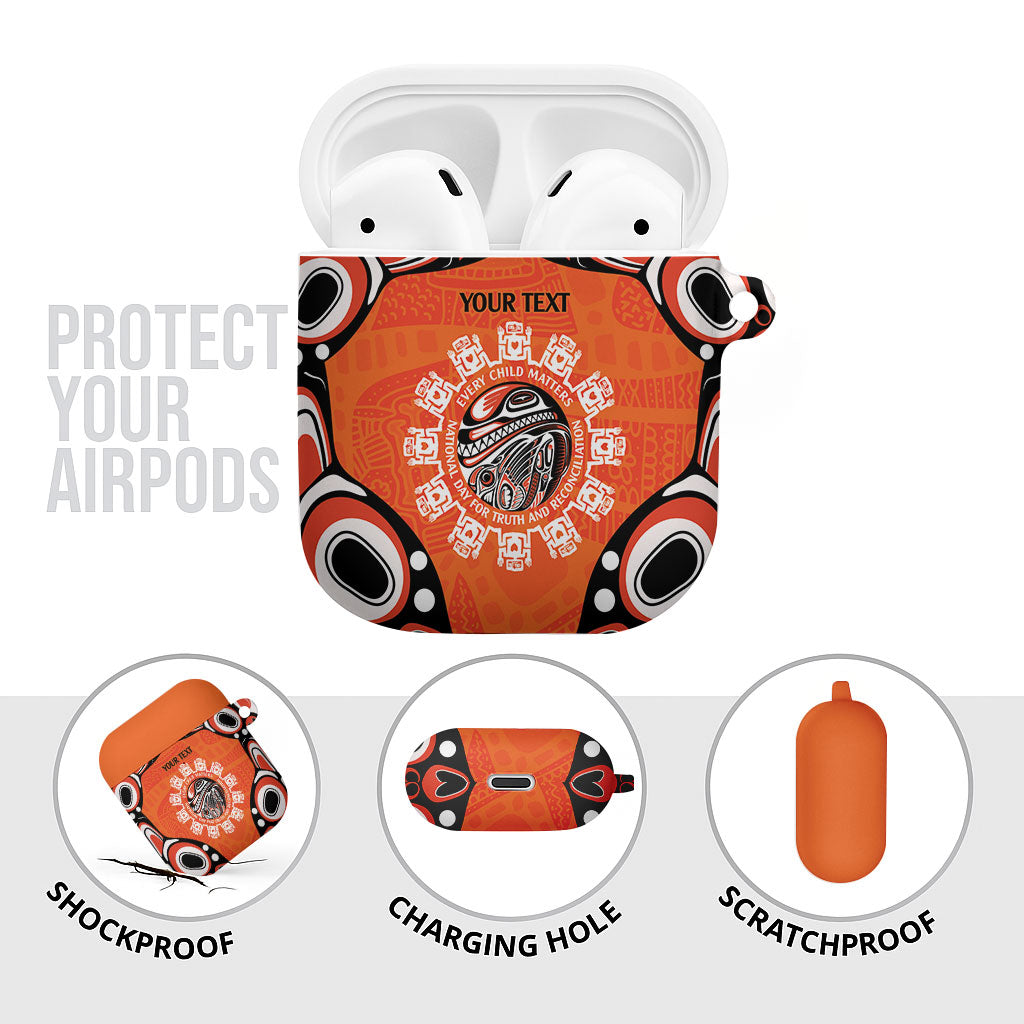 All Children Matters Support Personalized AirPods Case Kindness and Equality Indigenous Orange Day