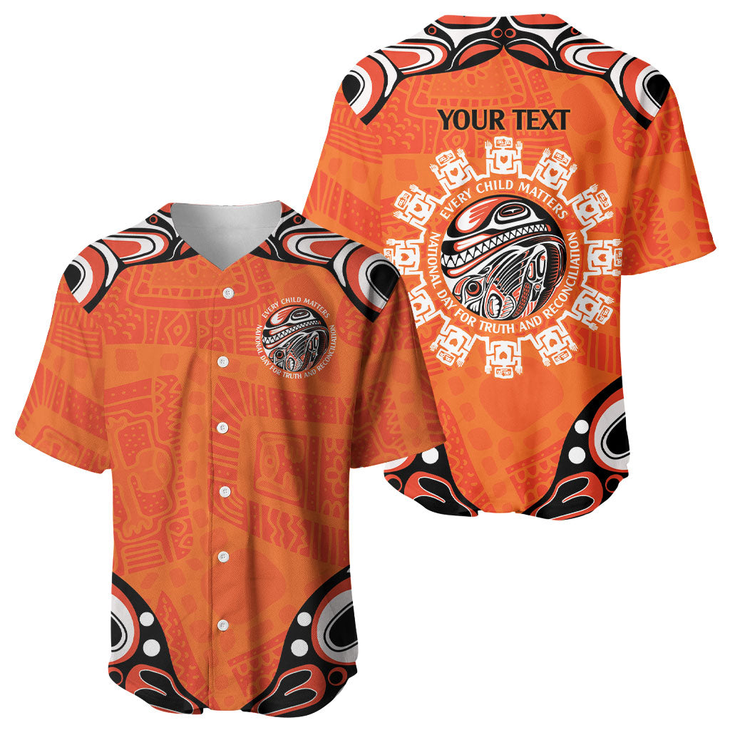 All Children Matters Support Personalized Baseball Jersey Kindness and Equality Indigenous Orange Day