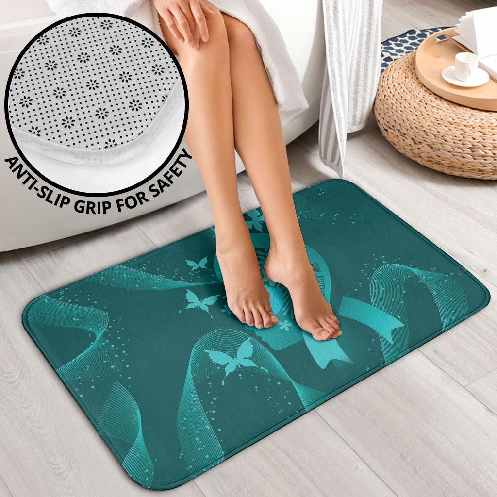 Australia Tourette Syndrome Support Acceptance Bathroom Set Butterfly Ribbon Art