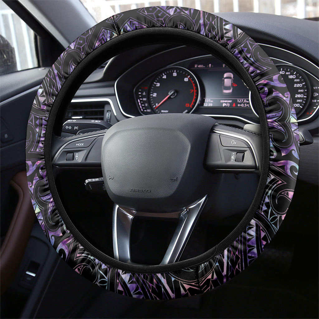 Your Life Matters Steering Wheel Cover Suicide Prevention Support Semicolon Maori Heart