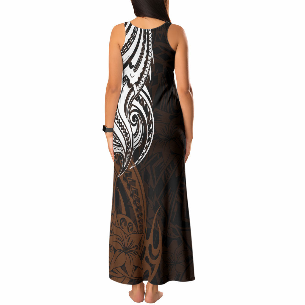 You Matter Suicide Prevention Support Tank Maxi Dress Gold Polynesian Tribal